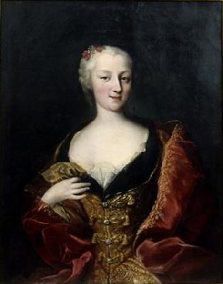 Maria Giovanna Clementi Portrait of Vittoria Maria Elisabetta Gazzelli oil painting picture